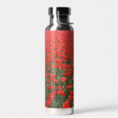 Feld roter Mohnblumen Trinkflasche (Links)