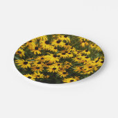 Feld schwarzer mit Augen Susans Papierplatte Pappteller (Schrägansicht)