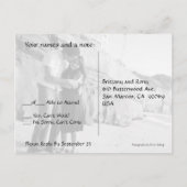 Feld uAwg Postcard Blume Einladungspostkarte (Rückseite)