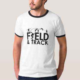 Feld und Bahn - der T - Shirt der Männer