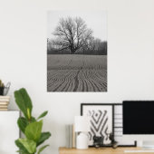 Feld und Baum Poster (Heimbüro)