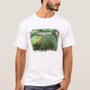 Feld Vincent van Goghs   mit Mohnblumen, 1889 T-Shirt