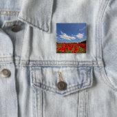 Feld voll der roten Blumen Button (Beispiel)
