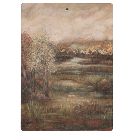 Feld von Träumen I Klemmbrett (Rückseite)