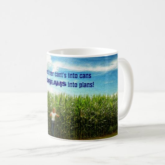 Feld von Träumen Kaffeetasse (VorderseiteRechts)