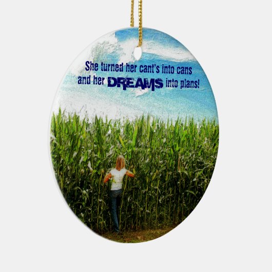 Feld von Träumen Keramikornament (Rechts)