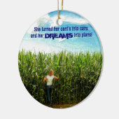 Feld von Träumen Keramikornament (Links)