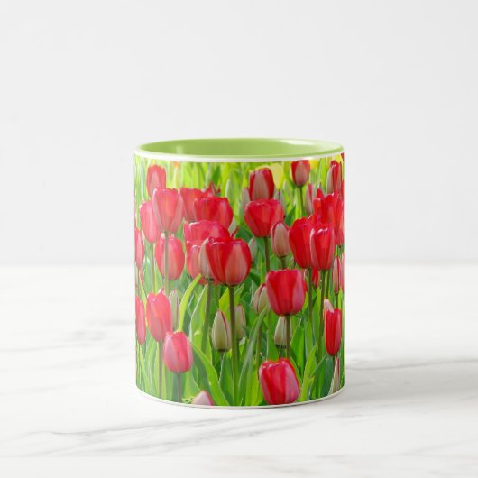 Feld von Tulpen Tasse (Mittel)