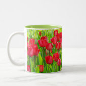 Feld von Tulpen Tasse (Links)