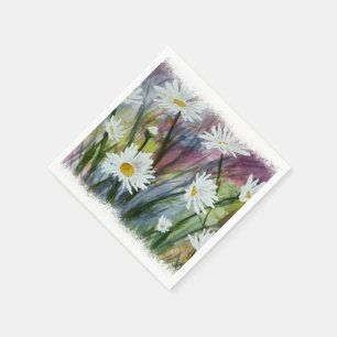 FELD WEISSE BLUME PAPIER NAPKINS SERVIETTE
