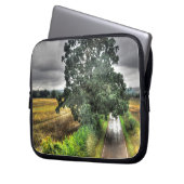 Feld, Wiese, Weide, Paddock Laptopschutzhülle (Vorderseite Links)