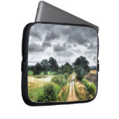 Feld, Wiese, Weide, Paddock Laptopschutzhülle (Vorne Rechts)