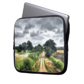 Feld, Wiese, Weide, Paddock Laptopschutzhülle (Vorderseite Links)