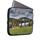 Feld, Wiese, Weide, Paddock Laptopschutzhülle (Vorne Rechts)