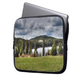Feld, Wiese, Weide, Paddock Laptopschutzhülle (Vorderseite Links)