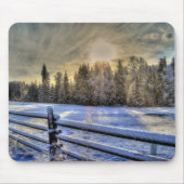 Feld, Wiese, Weide, Paddock Mousepad (Vorne)