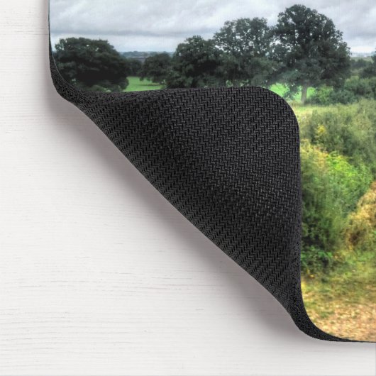 Feld, Wiese, Weide, Paddock Mousepad (Ecke)