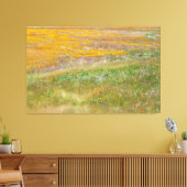 Feld Wildblume Leinwanddruck (Insitu (Wohnzimmer))