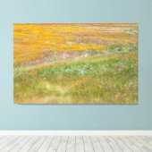Feld Wildblume Leinwanddruck (Insitu (Holzboden))