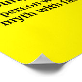 Feldanthropologin - Funny Definition Poster (Ecke)