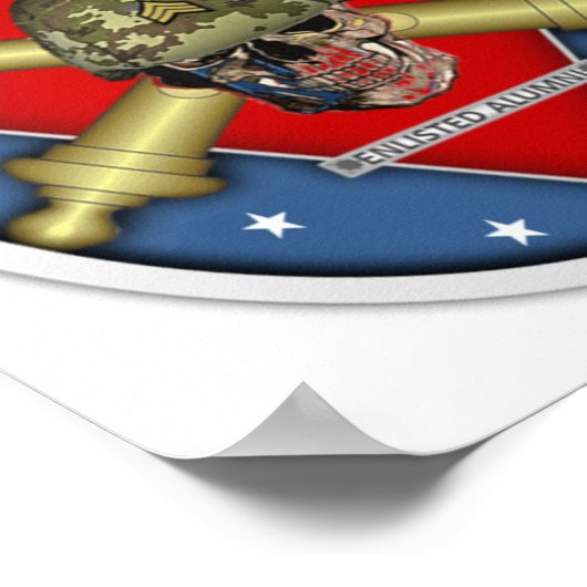 Feldartillerie für Alumni-Bild Poster (Ecke)