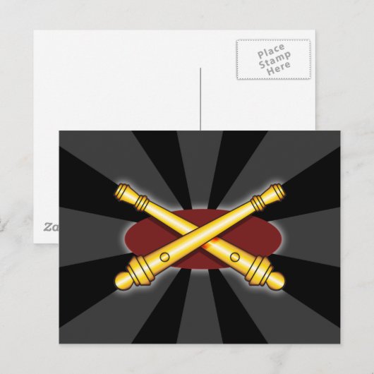 Feldartillerie Postkarte (Vorne/Hinten)