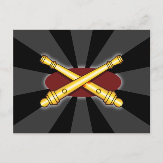 Feldartillerie Postkarte (Vorderseite)