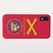 Feldartilleriefarben - Veteran Case-Mate iPhone Hülle (Rückseite (Horizontal))