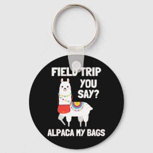 Feldausflug , Alpaca-Lehrer am Feldtag Schlüsselanhänger