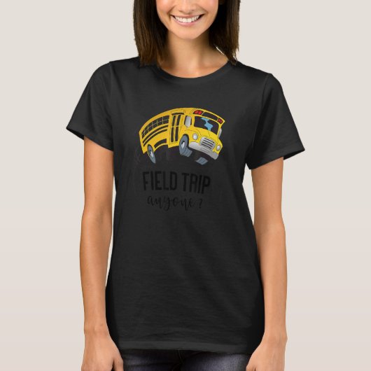 Feldausflug Jeder Magic School Bus Lehrer T-Shirt (Vorderseite)