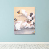 Feldausflug Leinwanddruck (Insitu (Holzboden))