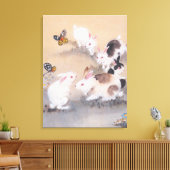 Feldausflug Leinwanddruck (Insitu (Wohnzimmer))