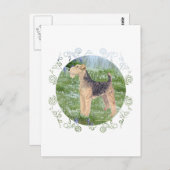 FeldBlume Postkarte (Vorne/Hinten)