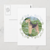 Feldblumen Postkarte (Vorne/Hinten)