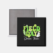 Feldday Trip Green Team Color Game Competition B Magnet (Vorderseite/Rückseite)