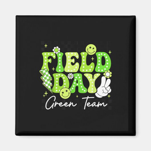 Feldday Trip Green Team Color Game Competition B Magnet (Vorne)