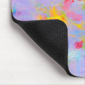 Felddesign für abstrakte Wildblumen Mousepad (Ecke)