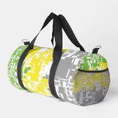 Feldebene für geometrische Funky Abstrakt Lithroma Duffle Bag (Rechte Ecke)