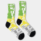 Feldebene für geometrische Funky Abstrakt Lithroma Socken (Rechts)