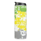 Feldebene für geometrische Funky Abstrakt Lithroma Thermosbecher (Nach rechts gedreht)