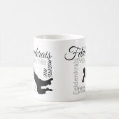 Feldenkrais bewegt mich Tasse schwarzes | u. Weiß (Mittel)