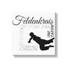 Feldenkrais Moves Me Leinwand | Schwarz/Weiß