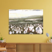 Felder arktischer Baumwolle: Canvas drucken nicht Leinwanddruck (Insitu (Wohnzimmer))