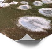 Felder der arktischen Baumwolle Poster (Ecke)