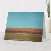 Felder der Gold Blank Landscape Card Karte (Vorderseite)