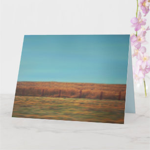 Felder der Gold Blank Landscape Card Karte
