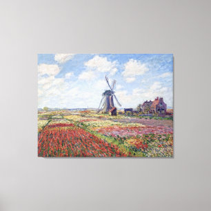 Felder der Tulpe, durch Claude Monet Leinwanddruck
