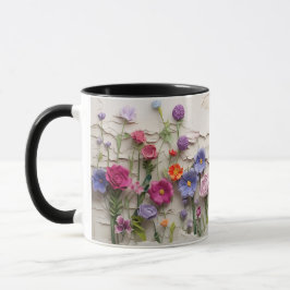 Felder der Wildblumen 3D-Tasse Tasse