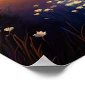 Felder des goldenen Grases Poster (Ecke)