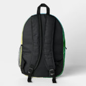 Felder des Lichts Bedruckter Rucksack (Rückseite)